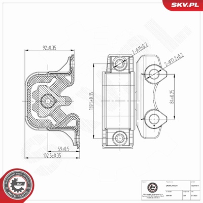 OPEL COMBO CORSA C MERIVA A TIGRA FRONT RIGHT FRONT | OEM 684184