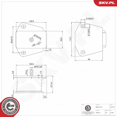 HYUNDAI GALLOPER II MITSUBISHI PAJERO II I L200 FRONT BOTH SIDES | OEM MB007023