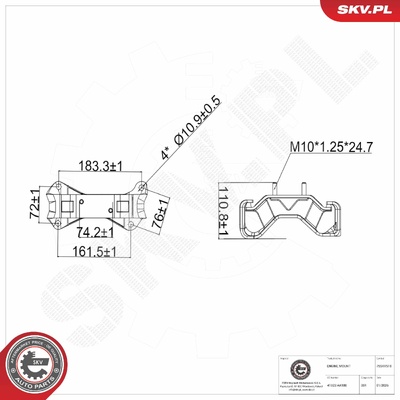 SUBARU FORESTER IMPREZA LEGACY IV XV REAR REAR | OEM 41022-AA180