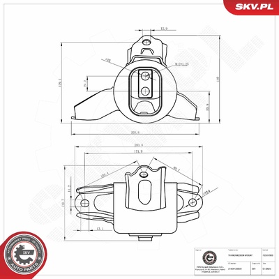 HYUNDAI IX35 TRANSMISSION MOUNT | OEM 21830-2S000