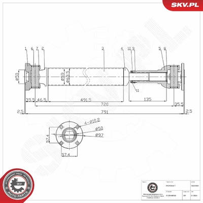 NISSAN NAVARA PATHFINDER III PROPSHAFT | OEM 37200-EB300