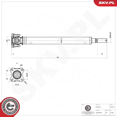 BMW 3 SERIES 7 X3 X4 X5 X6 X7 PROPSHAFT | OEM 26208678680