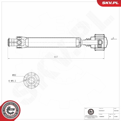 LAND ROVER FREELANDER I PROPSHAFT | OEM TVB000090
