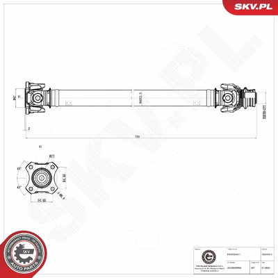 BMW X5 X6 PROPSHAFT | OEM 26208605866