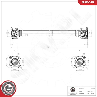 BMW 1 SERIES 3 5 PROPSHAFT | OEM 26208626955