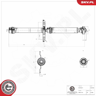 AUDI Q5 PROPSHAFT | OEM 8R0521101E