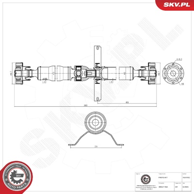 Propshaft 76SKV052