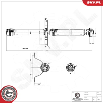 AUDI A8 PROPSHAFT | OEM 4H4521101