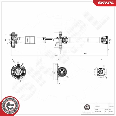 BMW X3 PROPSHAFT | OEM 26107564740