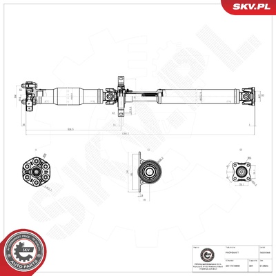 BMW 3 PROPSHAFT | OEM 26117510840