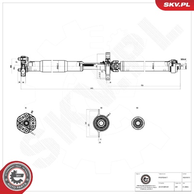 BMW X5 X6 PROPSHAFT | OEM 26107589129