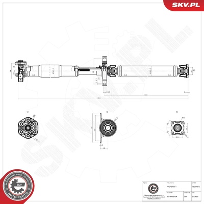 BMW X3 PROPSHAFT | OEM 26103402134