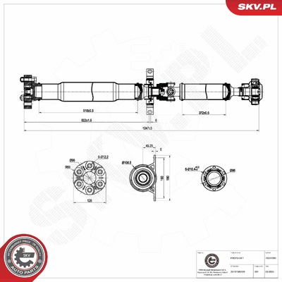 BMW X3 PROPSHAFT | OEM 26107585939
