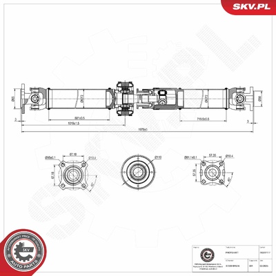 NISSAN QASHQAI PROPSHAFT | OEM 37000-BR51A