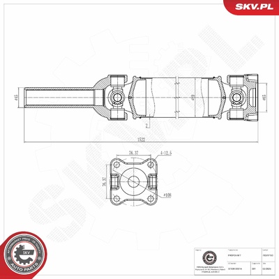 NISSAN NAVARA NP300 PROPSHAFT | OEM 37300-3X31A