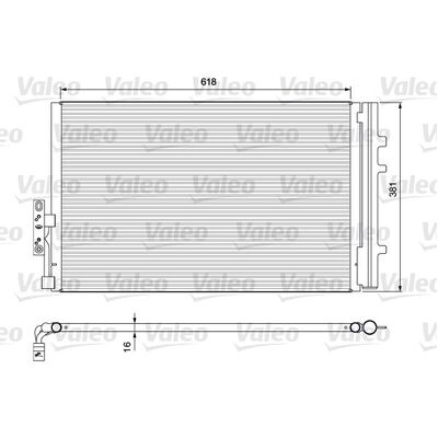 Valeo B CONDENSER A/C F25/F26 - 814386