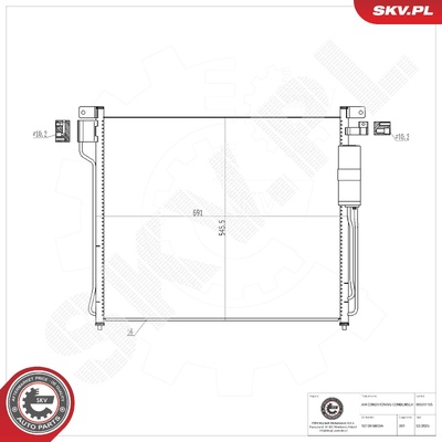 NISSAN NAVARA NP300 PATHFINDER III AIR CONDITIONING CONDENSER | OEM 92100-EB00A
