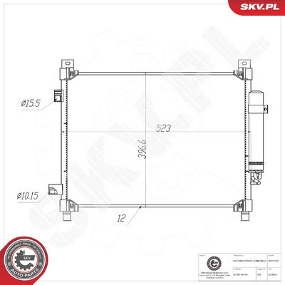 NISSAN NOTE AIR CONDITIONING CONDENSER | OEM 92100-3VA1A