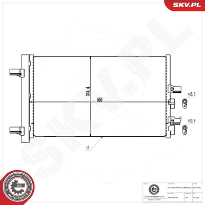 BMW 2 SERIES X1 X2 MINI MINI COUNTRYMAN AIR CONDITIONING CONDENSER | OEM 64539286712