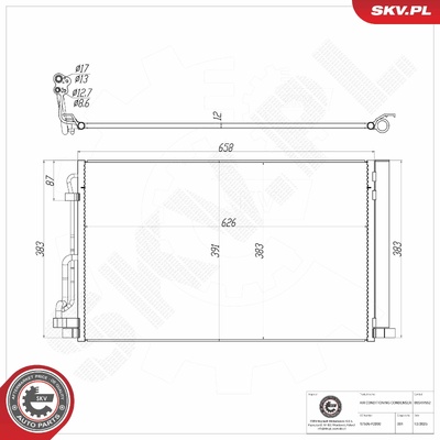 HYUNDAI ELANTRA VI I30 AIR CONDITIONING CONDENSER | OEM 97606-F2090