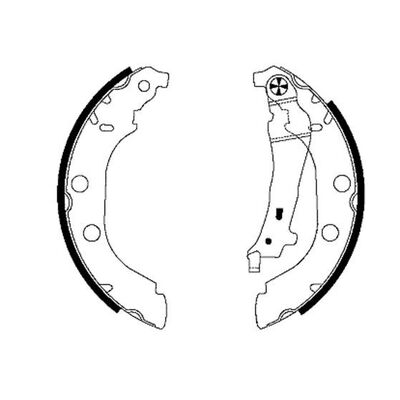 TEXTAR Brake Shoes  - 91052600