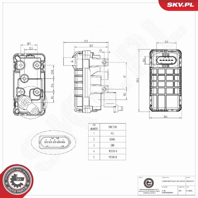 AUDI A6 Q7 VW PHAETON TOUAREG TURBINE VALVE | OEM 6NW009550-04 / G-20
