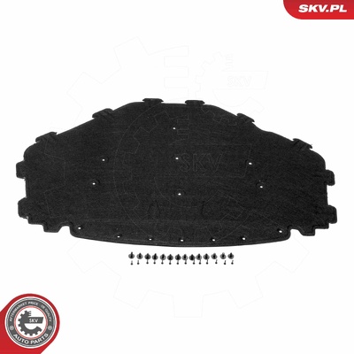 BMW 5 SERIES E70, 6 SERIES E71, E72, X X HOOD INSULATION | OEM 51487158420
