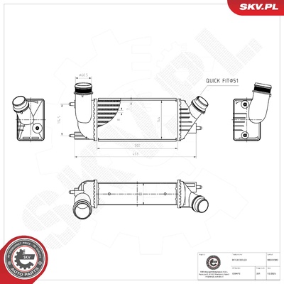 Intercooler 98SKV080