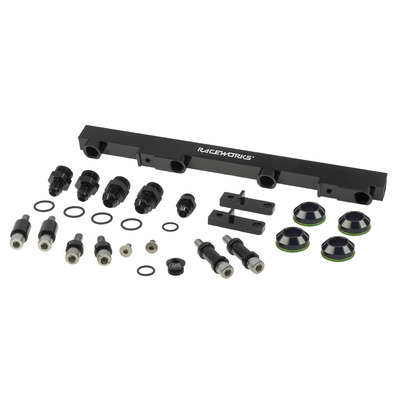 Raceworks Fuel Rail for Nissan Silvia/180SX S13 SR20 - ALY-033BK