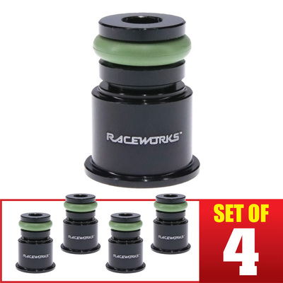 Raceworks 4pk - Injector Extension 3/4 to Full Length 14mm-14mm - ALY-048BK-4