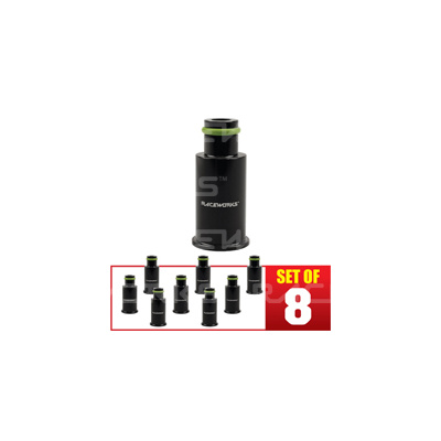 Raceworks 8pk - Injector Extension Short to Ful Length 14mm-11mm - ALY-049BK-8