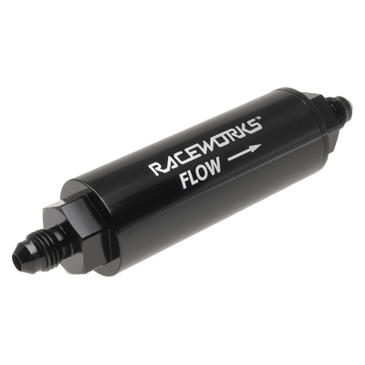 Raceworks AN-4 High Flow Nitrous Filter 140 Micron - ALY-144-04BK