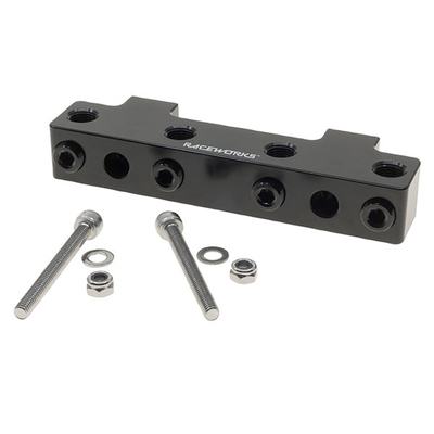Raceworks 4 Circuit Pressure Sensor Block - ALY-152-4BK