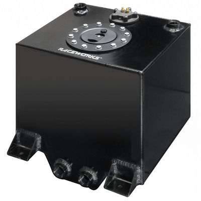 Raceworks Fuel Cell Black with Sender 300x260x260mm 5 Gallon 19L - ALY-162BK