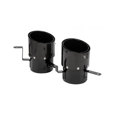 Novitec Matte Carbon Gold-Plated Tailpipes for McLaren Artura