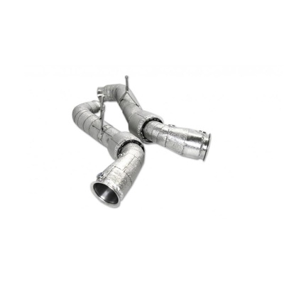 Novitec Catalyst-Replacement Pipe Set for McLaren 720S/Spider - Gold Plated 