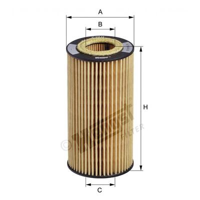 Hengst Filter Oil Filter - E27HD125