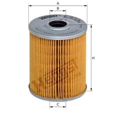 Hengst Oil Filter - E300H D28