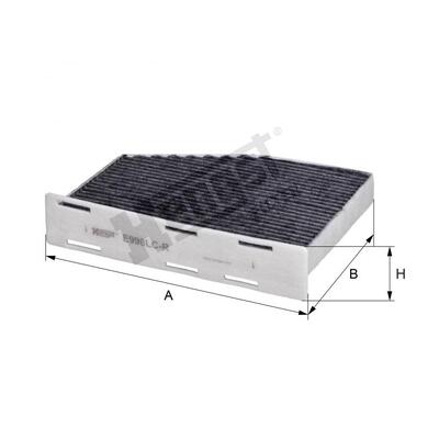 Hengst Filter Cabin Air Filter - E998LCR