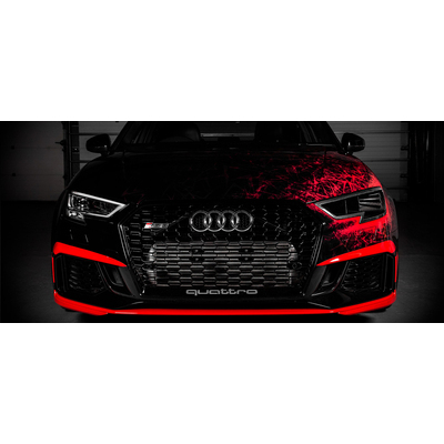 Eventuri Audi RS3 Carbon Headlamp Race Ducts for Stage 3 intake - EVE-ST38V8S-CF-HDP