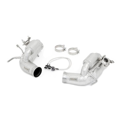 Novitec Power Optimised Exhaust System with Flap-Regulation for Ferrari 296 GTB - Inconel