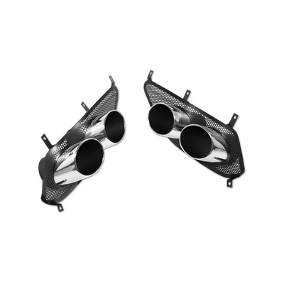 Ferrari Roma | Novitec Tailpipes (Set Of 2) With New Mesh-Insert (Polished)