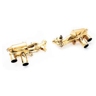 Novitec Power Optimised Exhaust System With Flap-Regulation - Gold-Plated Inconel for Ferrari Purosangue