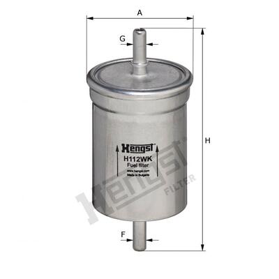 Hengst Filter Fuel Filter - H112WK