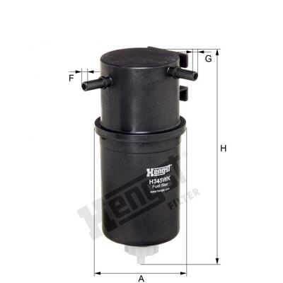 Hengst Filter Fuel Filter - H345WK
