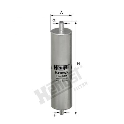 Hengst Filter Fuel Filter - H418WK