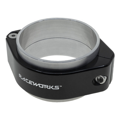 Raceworks 2.in Black Aluminium Intercooler Pipe Clamp IPC-200ABK