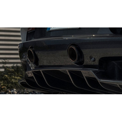 Novitec Carbon - Stainless Steel Tailpipes (Gold Plated Gloss Carbon Cover) for Maserati MC20