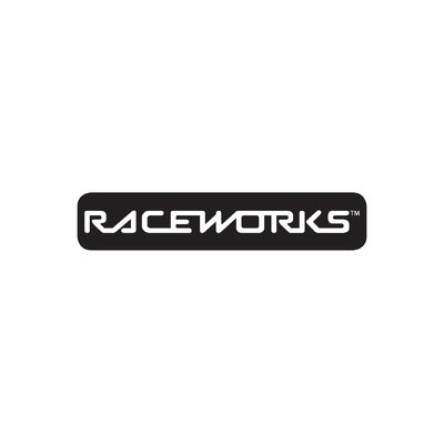 Raceworks Sticker B&W 700mm x 110mm - MER-114