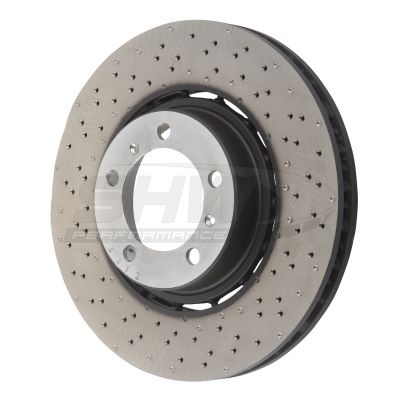 SHW FRONT LEFT PERFORMANCE BRAKE DISC FOR PORSCHE 911 C2S/C4S (992) 19-ON